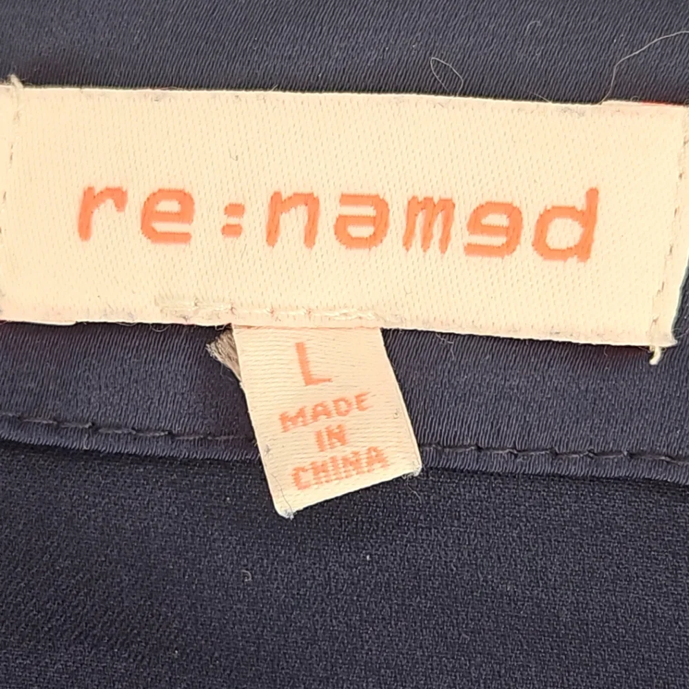 re:named Navy Draped Midi Dress - Picture 14 of 16